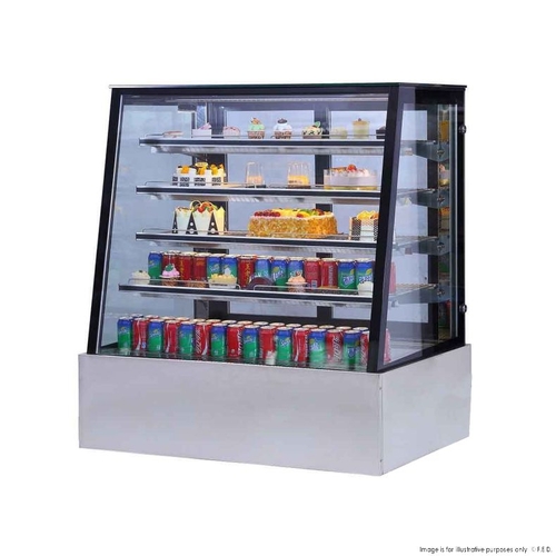 Bonvue SLP840C - Straight Front Glass Cake Display 5 Levels - 570L