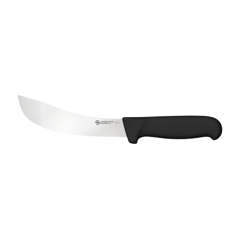 Ambrogio Sanelli Supra Skinning Knife - 180mm Black