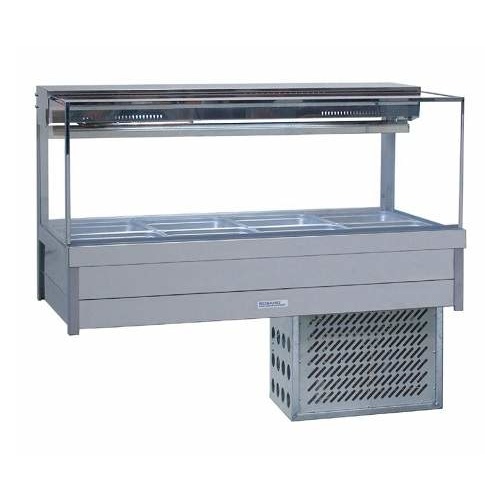 Roband SRX24RD Square Glass Cold Food Display