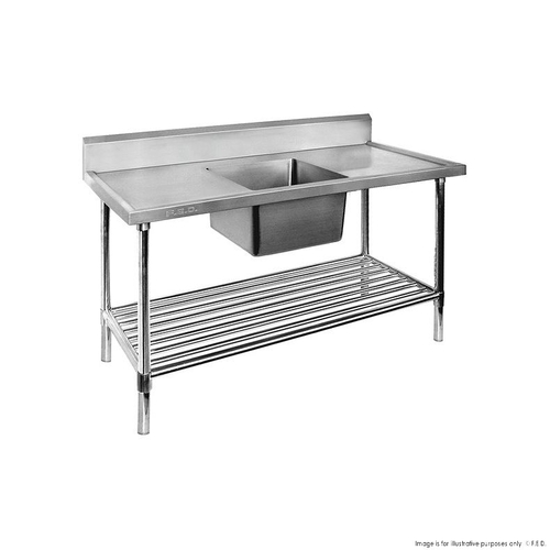 Modular Systems SSB6-1500C-A Single Sink Bench - Centre 1500 x 600 x 900mm
