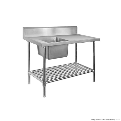 Modular Systems SSB6-2400L-A Single Sink Bench - Left Handed 2400 x 600 x 900mm