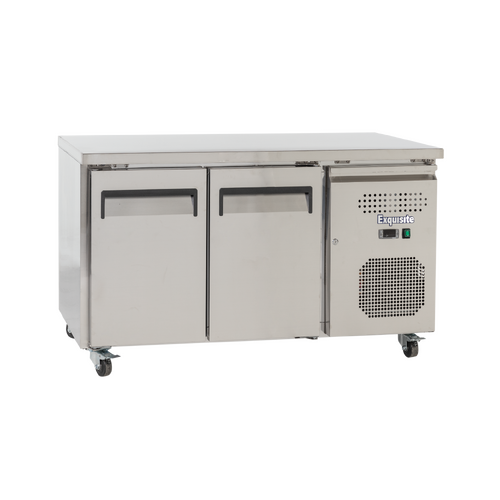 Exquisite SSF260H - 2 Door Slimline Underbench Storage Freezer