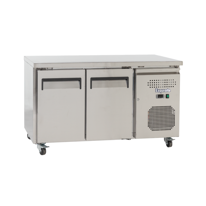 Exquisite SSF260H - 2 Door Slimline Underbench Storage Freezer
