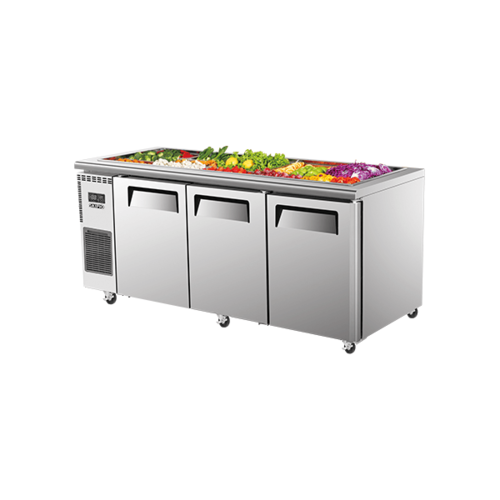 Skipio SSR18-3 Salad Prep Buffet Table - 3 Doors