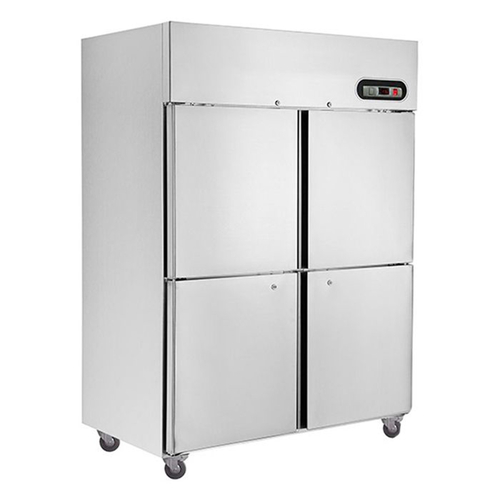 Thermaster SUC1000 - Four Split S-S Door Upright Fridge