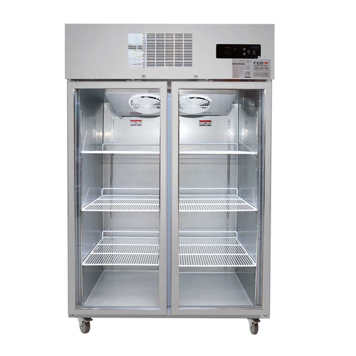 Thermaster SUFG1000 - Double Glass Door Upright Display Freezer