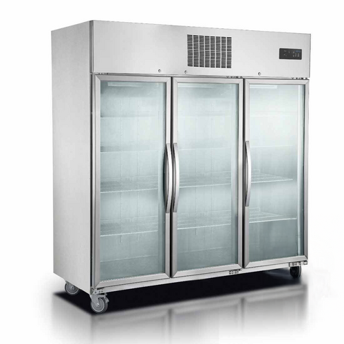 Thermaster SUFG1500 - Three Glass Door Upright Display Freezer