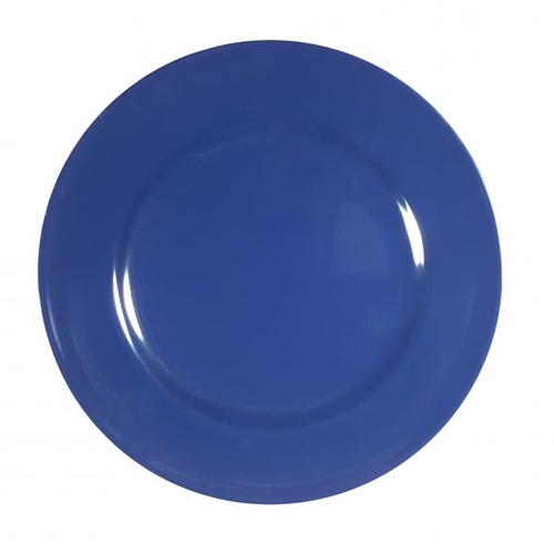 Superware Melamine Dark Blue Round Plate Rim 165mm (Box of 6)