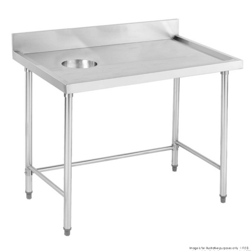 Modular Systems SWCB-7-1200L Stainless Steel Waste Collector Bench 1200 x 700 x 900+100mm