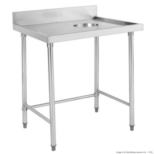 Modular Systems SWCB-7-1200R Stainless Steel Waste Collector Bench 1200 x 700 x 900+100mm