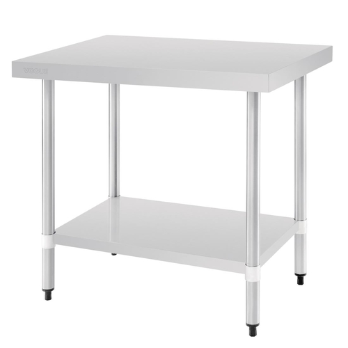 Vogue Stainless Steel Prep Table 900x600x900mm