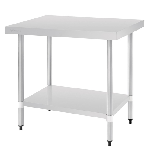 Vogue Stainless Steel Prep Table - 900 x 600 x 900mm