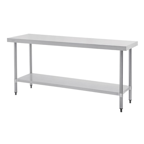 Vogue Stainless Steel Prep Table - 1800 x 600 x 900mm