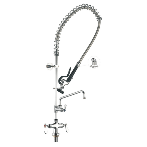 Sunmixer T98001-2 - Pre Rinse Unit with Add-on faucet and 305mm Swing Nozzle