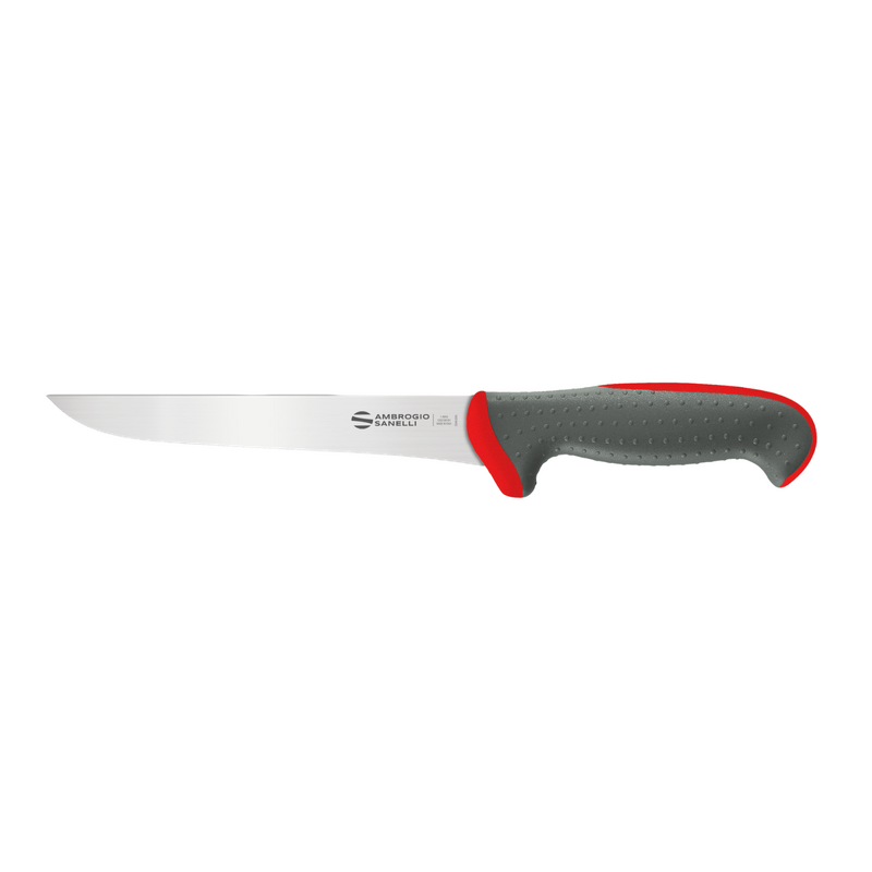 Ambrogio Sanelli Tecna Narrow Boning Knife - 160mm Red