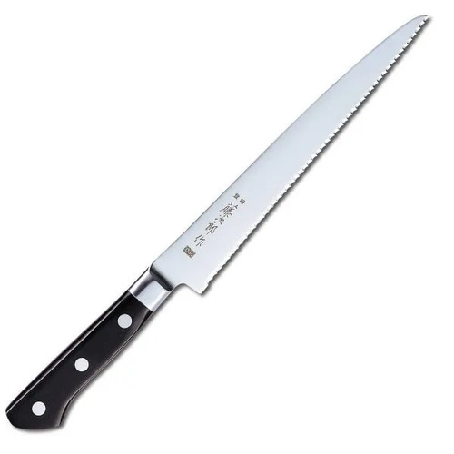 Tojiro DP3 Layer Series Bread Knife, Wavy Edge, 21cm