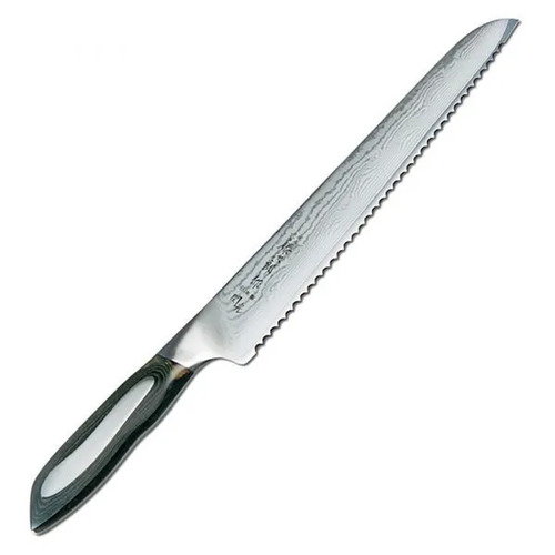 Tojiro Professional Flash Series Bread Knife, Wavy Edge, 24cm