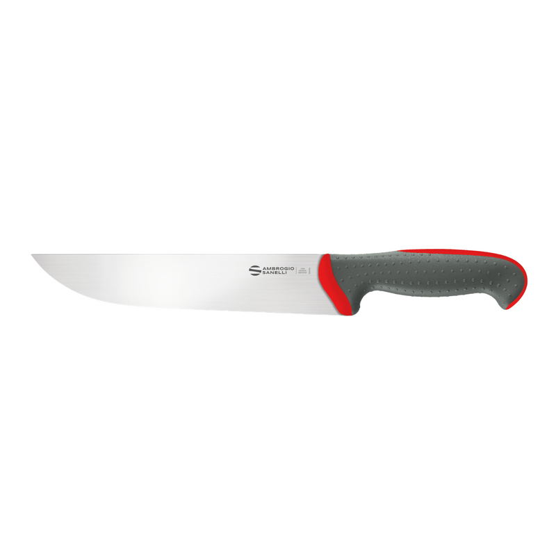 Ambrogio Sanelli Tecna Butcher Knife - 180mm Red