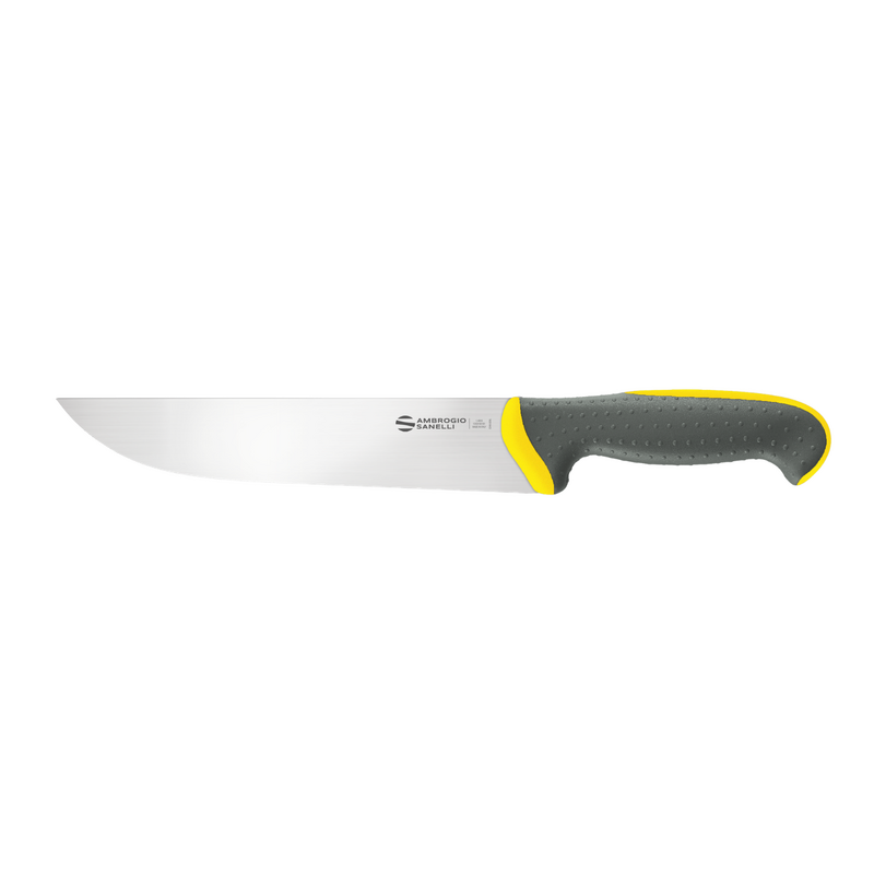 Ambrogio Sanelli Tecna Butcher Knife - 180mm Yellow