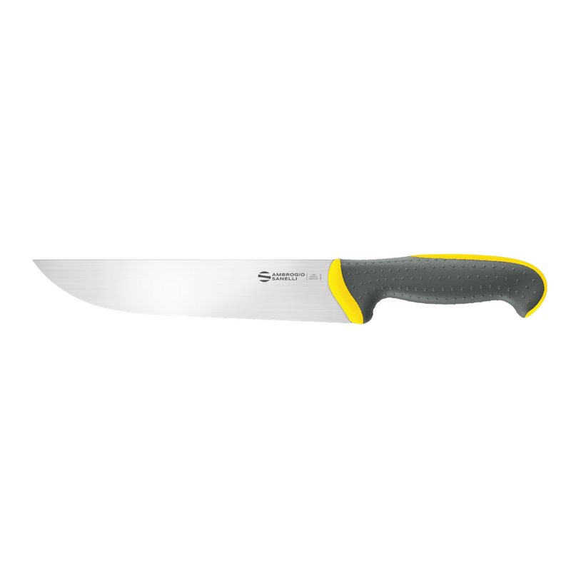 Ambrogio Sanelli Tecna Butcher Knife - 220mm Yellow