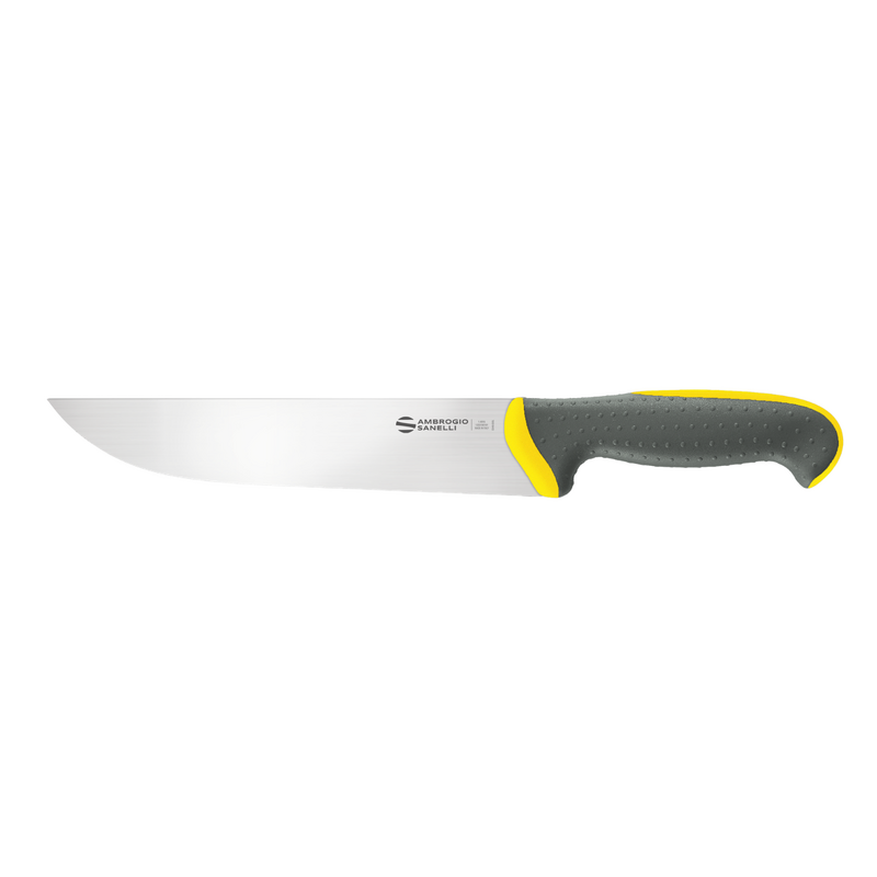 Ambrogio Sanelli Tecna Butcher Knife - 260mm Yellow