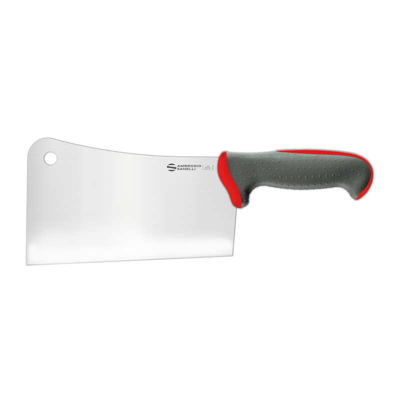 Ambrogio Sanelli Tecna Cleaver - 180mm Red