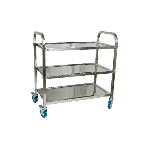 Caterrax TR-546 - Stainless Steel Serving Trolley