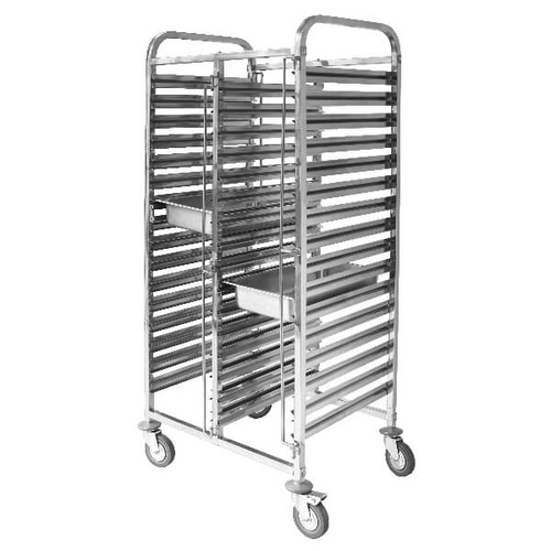 Trenton TR-612 - Double Gastronorm Trolley