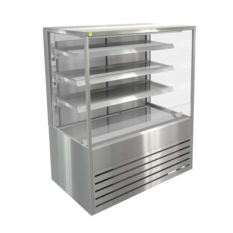 Cossiga TTGOR12 Mid Height Refrigerated Open Front with Rear Hinged Door - 1200mm