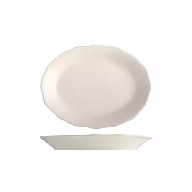 Tuxton Shell Oval Plate 292mm (Box of 12)