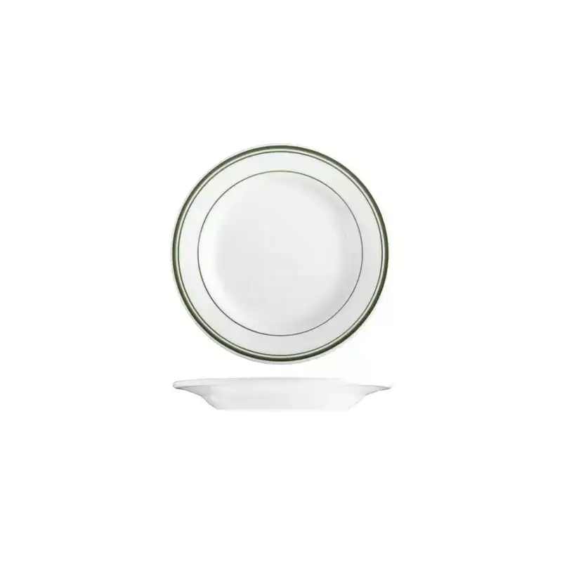 Tuxton Green Bay Round Plate 169mm (Box of 36)