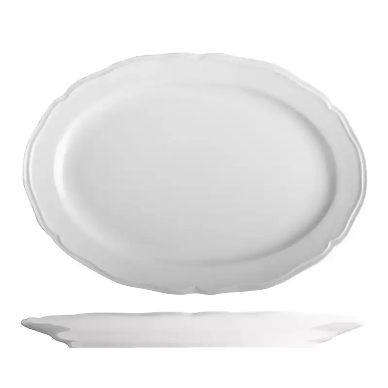 Tuxton Oval Plate 320mm Charleston (Box of 12)