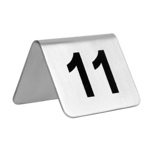 Olympia Stainless Steel Table Numbers 11-20