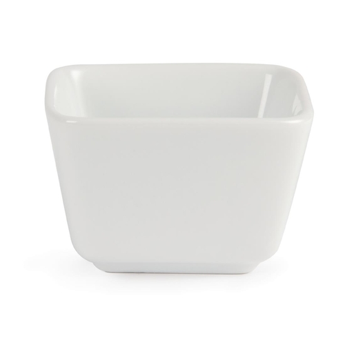 Olympia Whiteware Mini Dish Tall Square White - 75x75x48mm (Box of 12)