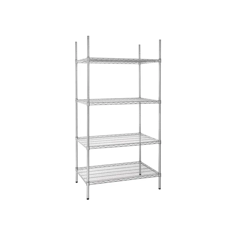 Vogue 4 Tier Wire Shelving Kit 915x610x1830mm