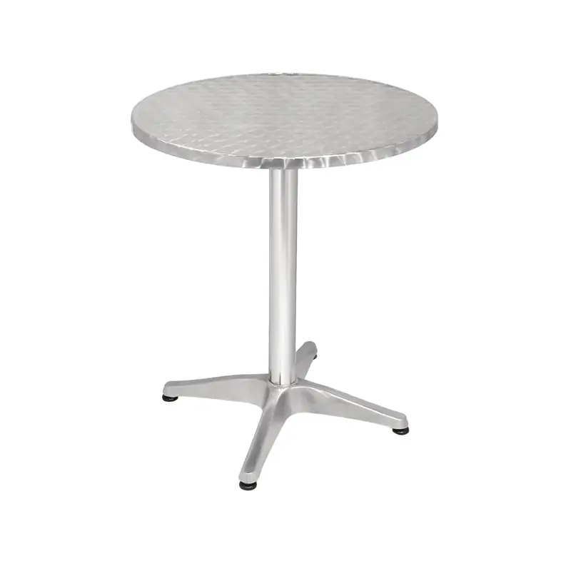 Bolero Round Bistro Table Stainless Steel 600mm