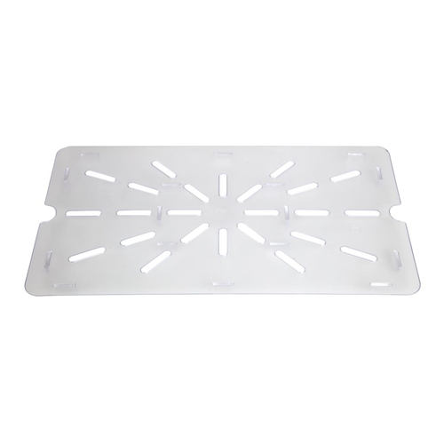 Vogue Clear Polycarbonate 1/1 Gastronorm Drainer Plate