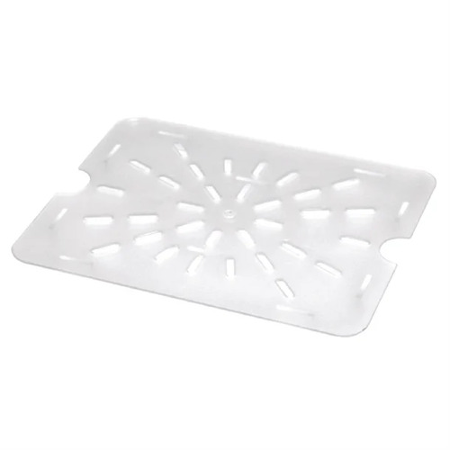 Vogue Clear Polycarbonate 1/2 Gastronorm Drainer Plate