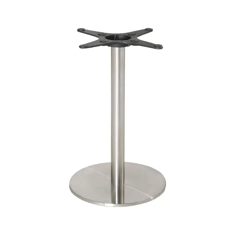 Bolero Stainless Steel Round Table Base