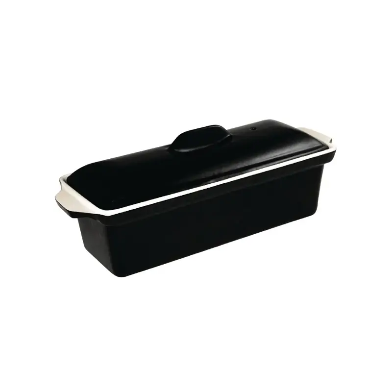 Vogue Black Cast Iron Plate Terrine Mould 110x340x105mm 1.7Ltr