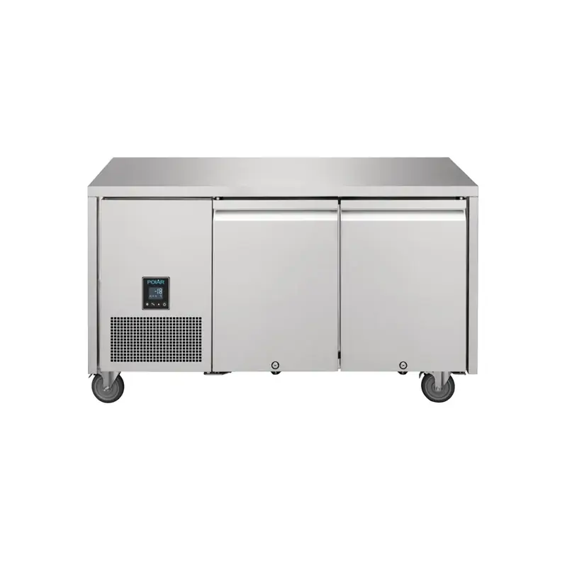 Polar UA006-A U Series 2 Door Counter Freezer - 196Ltr