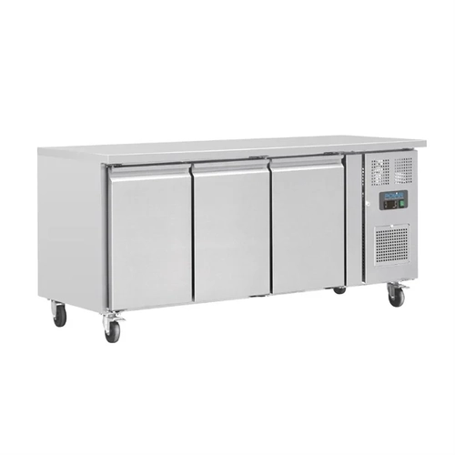 UA048-A Polar U-Series Triple Door Counter Fridge 417L