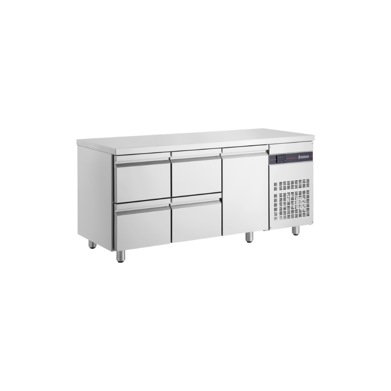 Inomak UBD4000 Under Bar Drawer Fridge - 1 Door / 4 Drawers