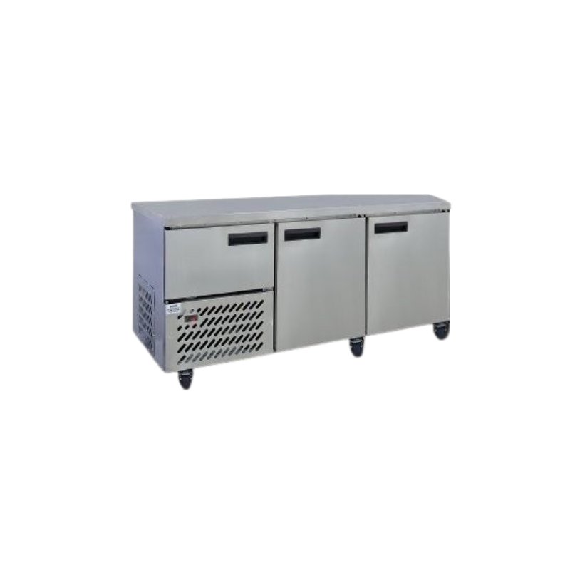 Anvil UBS6180(H) - 2 1/2 Doors Slimline Underbench Fridge