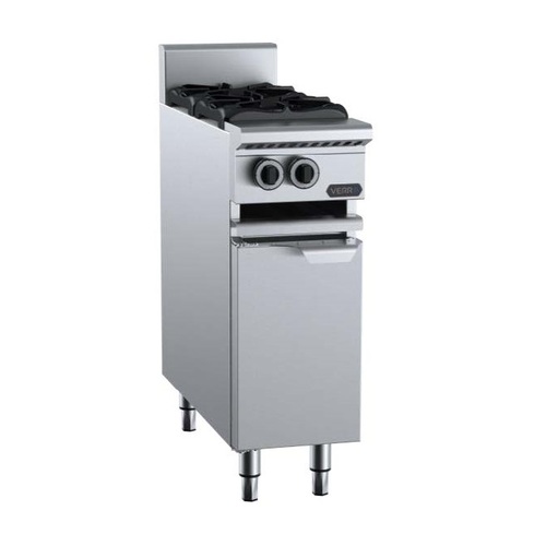 B+S Verro VBT-SB2 Gas Two Burner Boiling Top - Cabinet Mounted