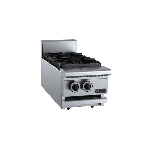 B+S Verro VBT-SB2BM Gas Two Burner Boiling Top - Bench-mounted
