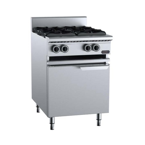 B+S Verro VBT-SB4 Gas Four Burner Boiling Top - Cabinet Mounted