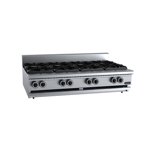 B+S Verro VBT-SB8BM Gas Eight Burner Boiling Top - Bench-mounted