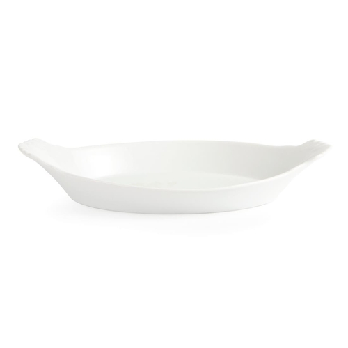 Olympia Whiteware Oval Eared Dishes 320x177mm (Box of 6)