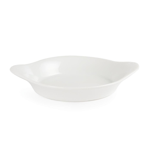 Olympia Whiteware Round Eared Dishes 156x126mm (Box of 6)